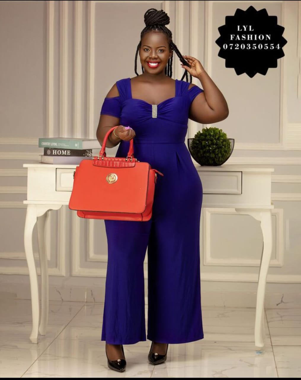 Classic Royal Blue American Jumpsuit 1 Classic Royal Blue American Jumpsuit