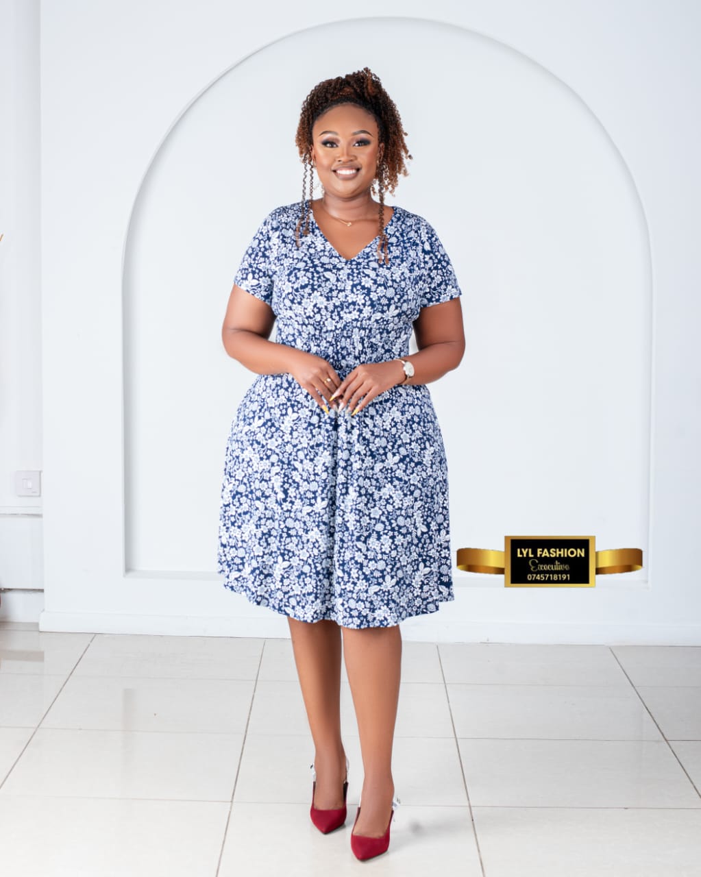 American Floral Flare Mini Dress 2 American Floral Flare Mini Dress - Image 2