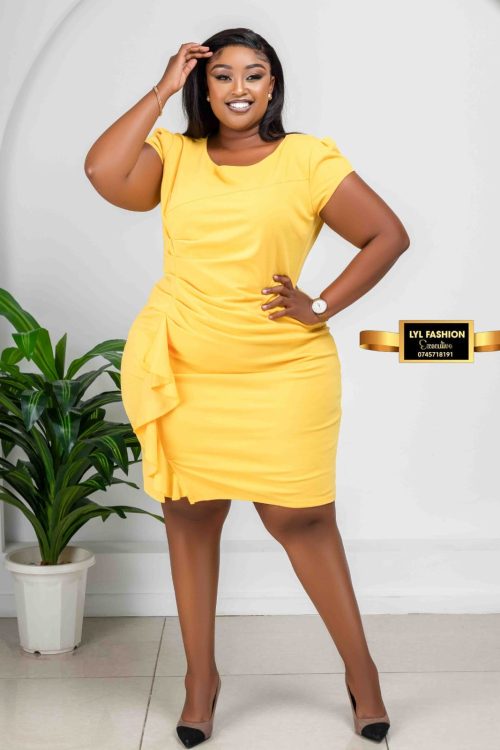 American Ruched Mini Dress