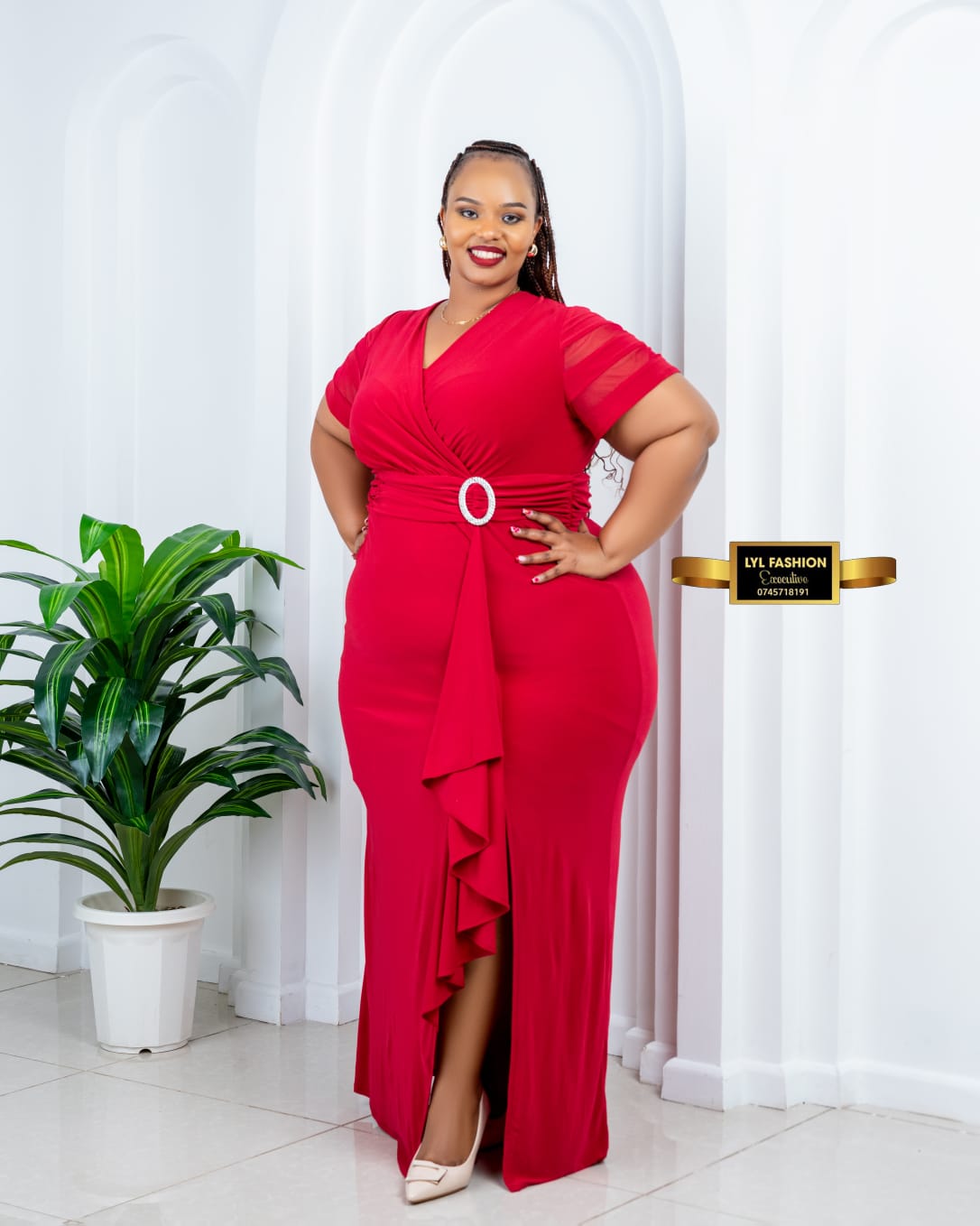 American Faux Ruffle Dress 1 American Faux Ruffle Dress