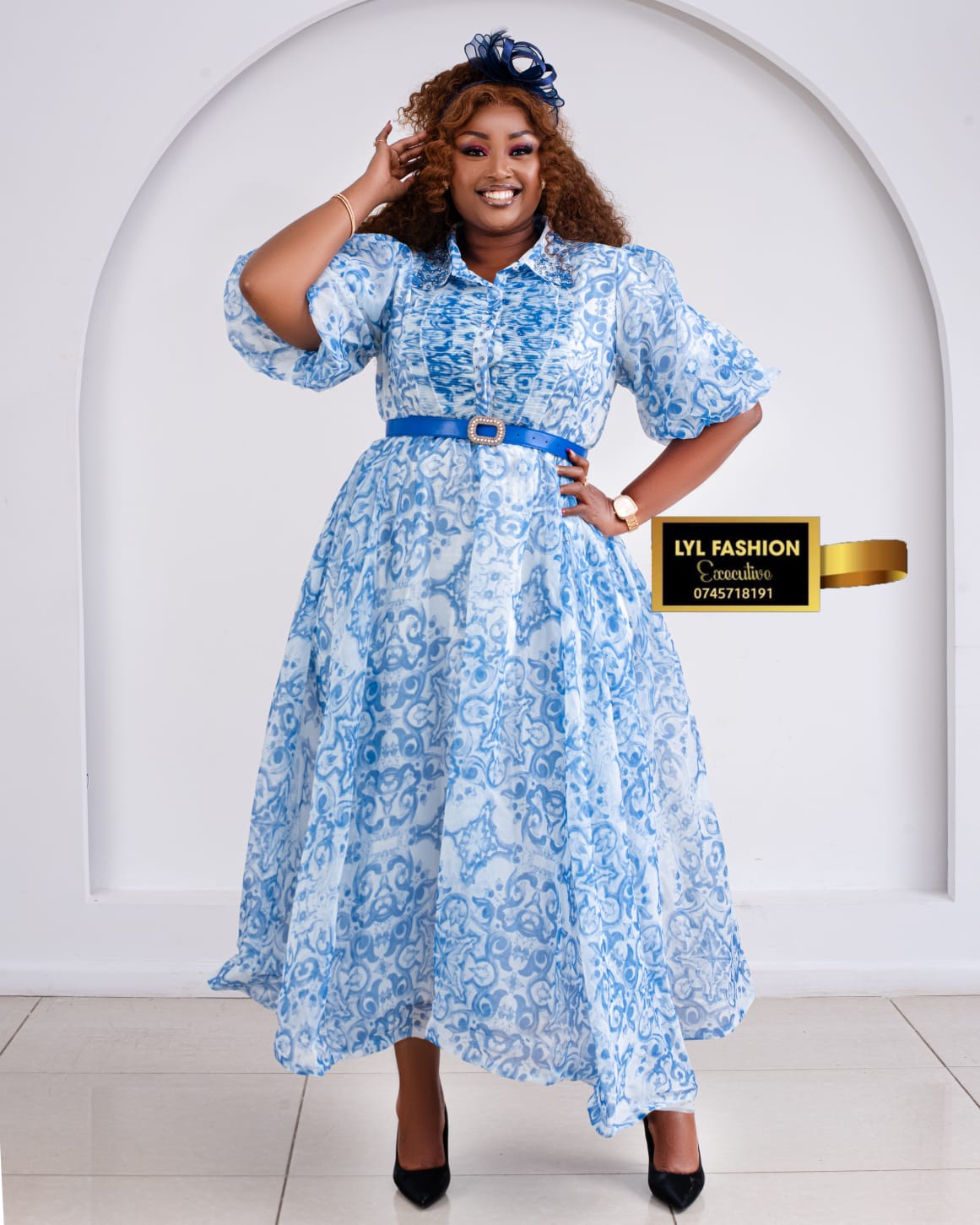 European Elegant Midi Dress 4 European Elegant Midi Dress - Image 4