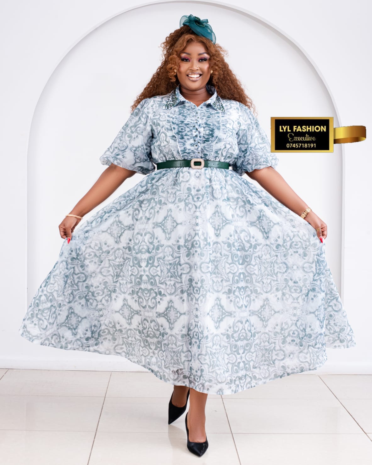 European Elegant Midi Dress 1 European Elegant Midi Dress
