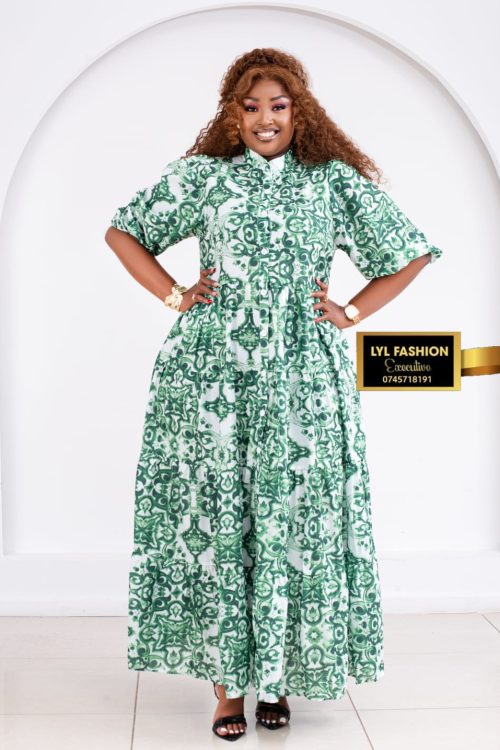 European Elegant Midi Dress 2