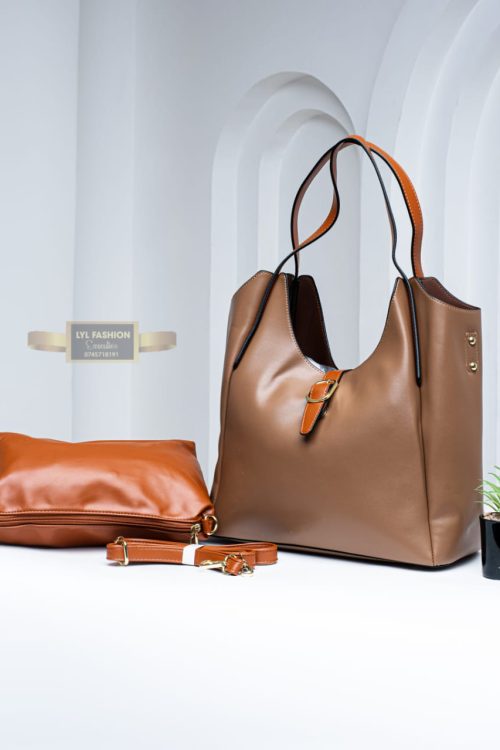 Compact Leather Handbag