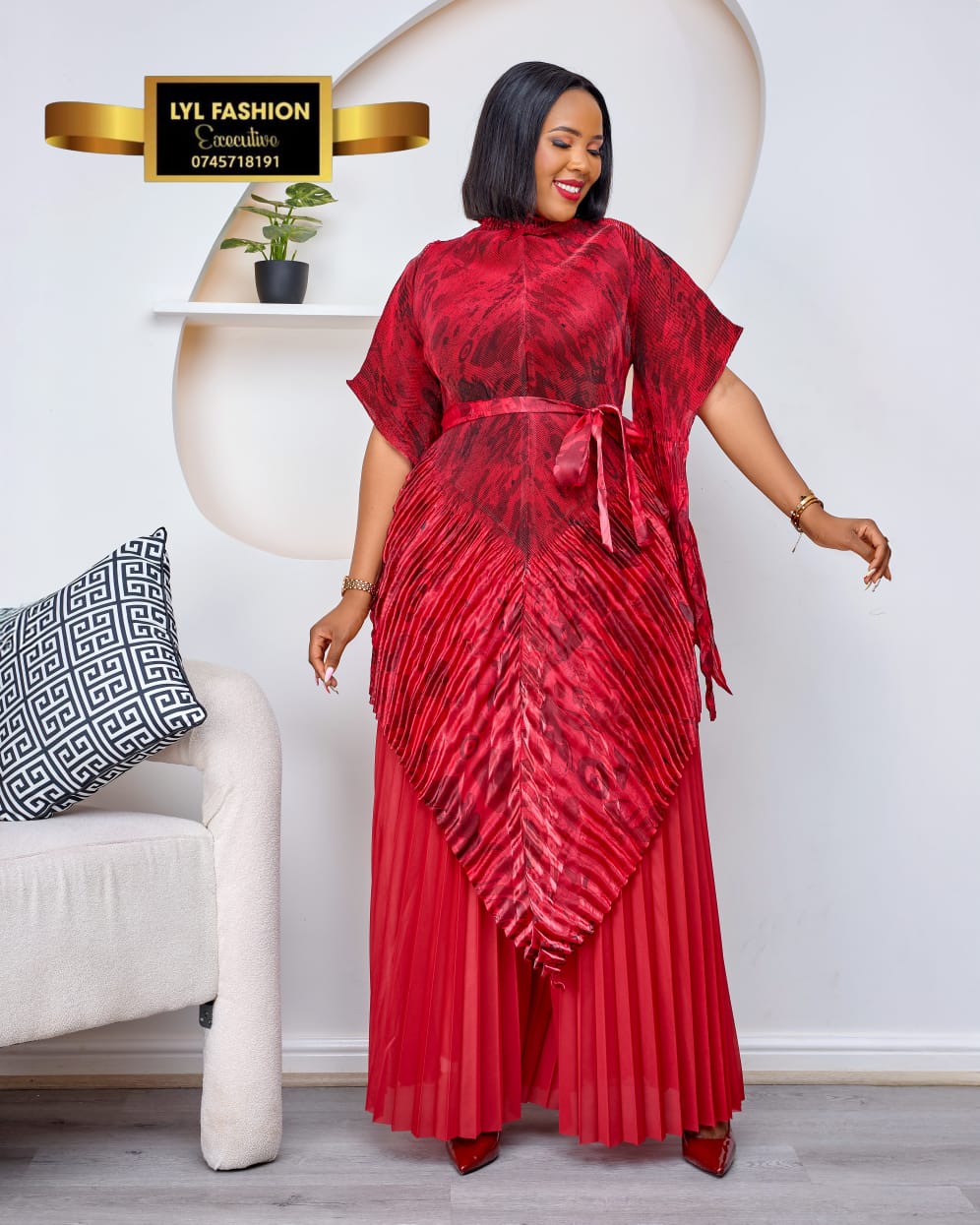 European Leaf-front Dress 2 European Leaf-front Dress - Image 2